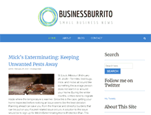 Tablet Screenshot of businessburrito.com